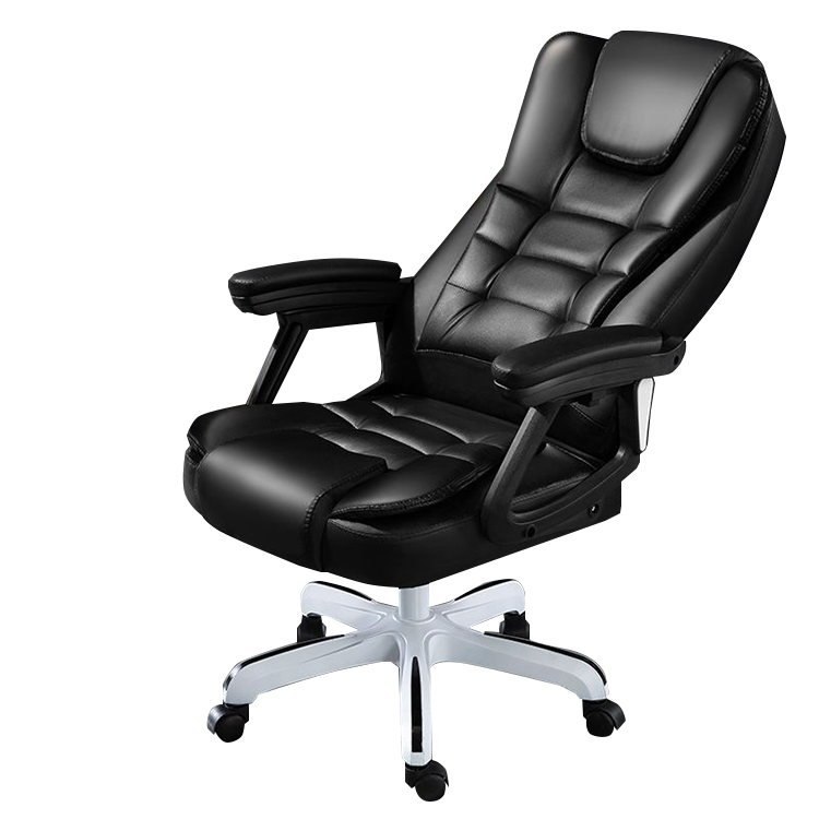 エグゼクティブチェア オフィスチェア レザーチェア 人間工学 キャスター フットレスト 高級感 ブラック カスタマイズ可能 LBY-N003