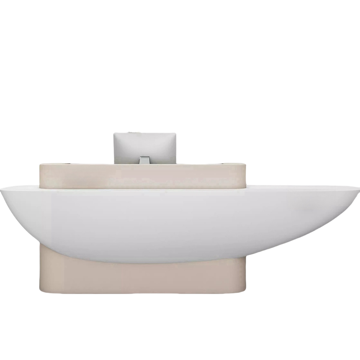 受付カウンター レジカウンター 店舗用 サロン 引き出し 大容量収納 耐久性 ベージュ カスタマイズ可能 JDQT-BODS-N023