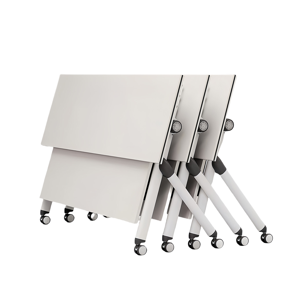 オフィスデスク ワークデスク 作業机 折りたたみ式デスク 仕事用 作業用 事務用 丈夫な脚 幕板付き 折りたたみ YGZ-N051