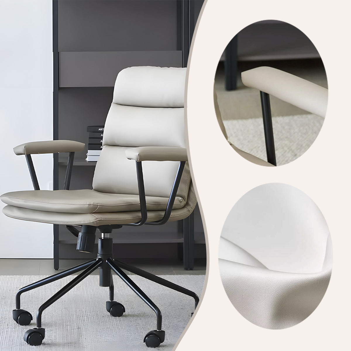 ワーキングチェア オフィスチェア ワークチェア 事務用 昇降機能 ロッキング機能 人間工学 通気性 高級感 ダークグレー BGY-N060