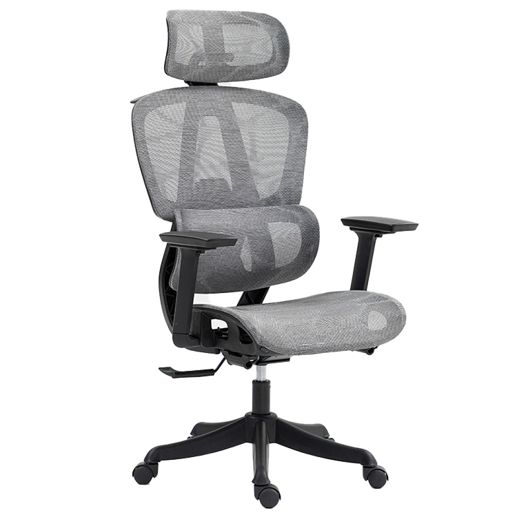 オフィスチェア ワークチェア パソコンチェア 人間工学 リクライニング 360°回転 メッシュ ブラック カスタマイズ可能 BGY-N003