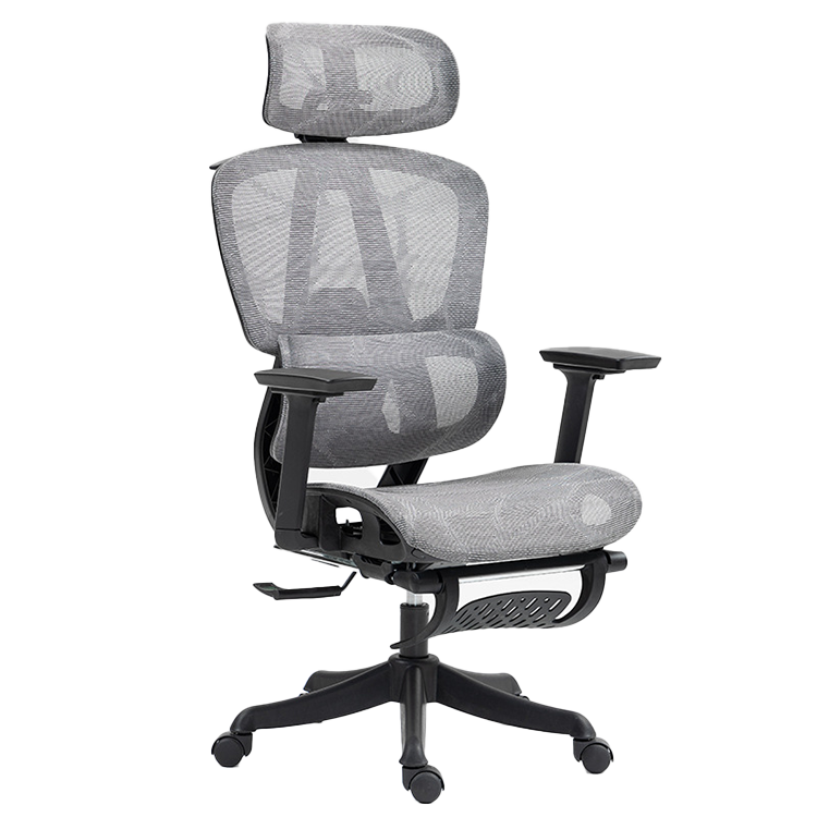 オフィスチェア ワークチェア パソコンチェア 人間工学 リクライニング 360°回転 メッシュ ブラック カスタマイズ可能 BGY-N003