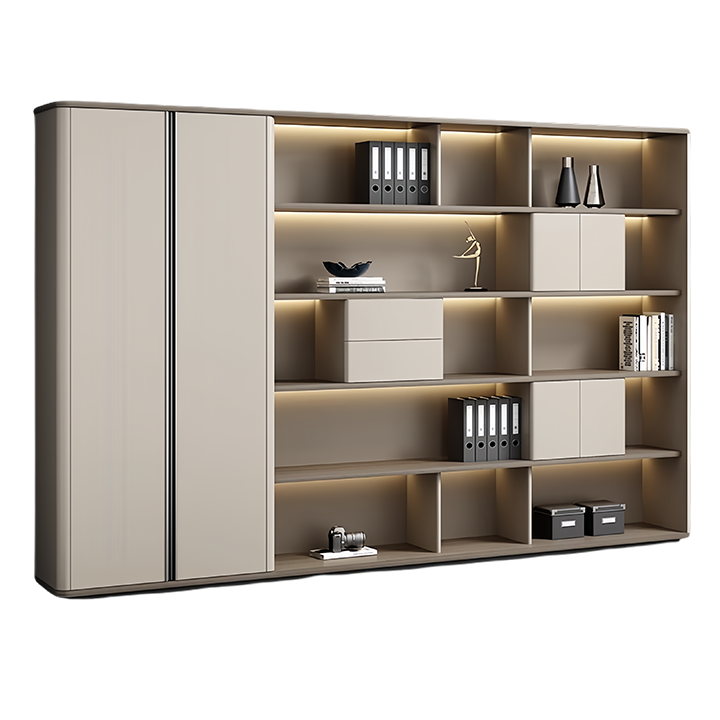 収納キャビネット オフィスキャビネット 収納ラック 多段式 ワードローブ 大容量収納 モダン カスタマイズ可能 BGCWG-N030