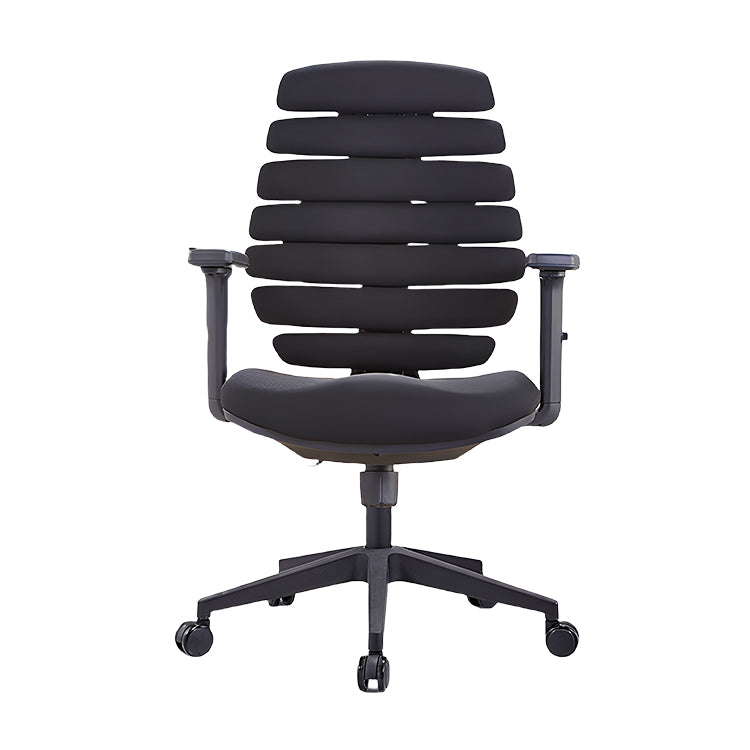 オフィスチェア 事務椅子 作業椅子 アームレスト フィット感 人間工学 デザイン性 通気性 柔らか 洗練 モダン ブラック BGY-N040