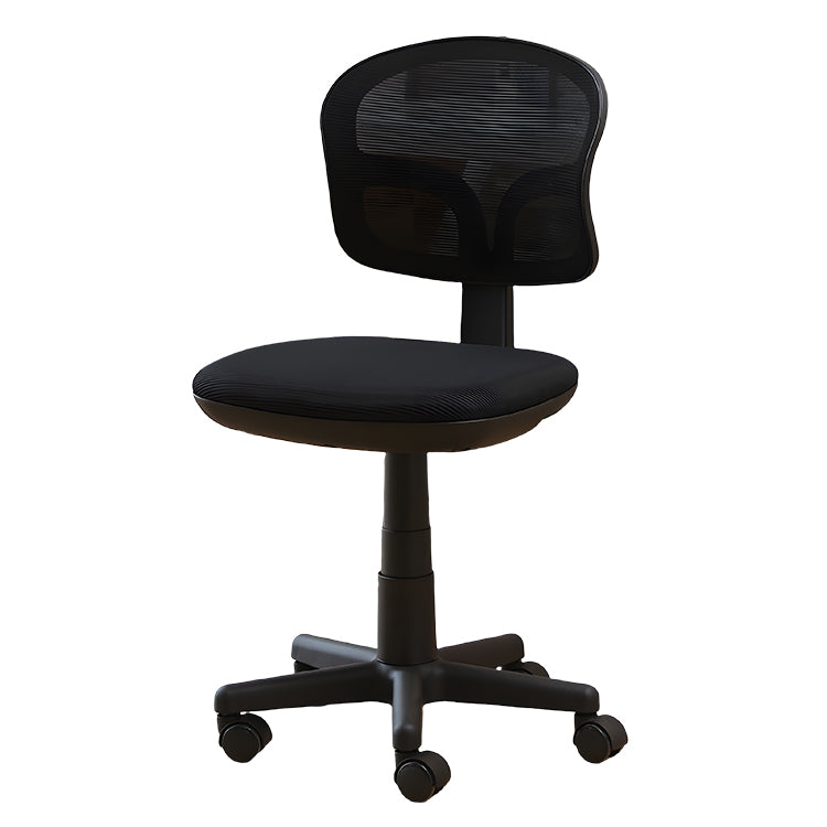 回転チェア 勉強チェア PCチェア キャスター 省スペース メッシュ生地 シンプル おしゃれ ブラック カスタマイズ可能 BGY-N053