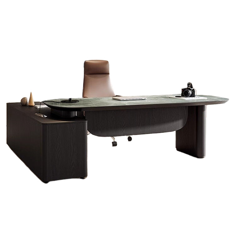 エグゼクティブデスク ワークデスク オフィスデスク パソコンデスク L型デスク 事務用 作業用 仕事用 引き出し収納 LBZ-N062