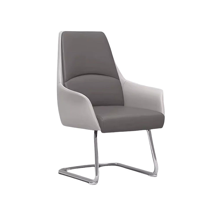 ワークチェア エグゼクティブチェア 事務用 会議用 昇降機能 回転可能 人間工学 PUレザー おしゃれ 高品質 カーキ LBY-N025