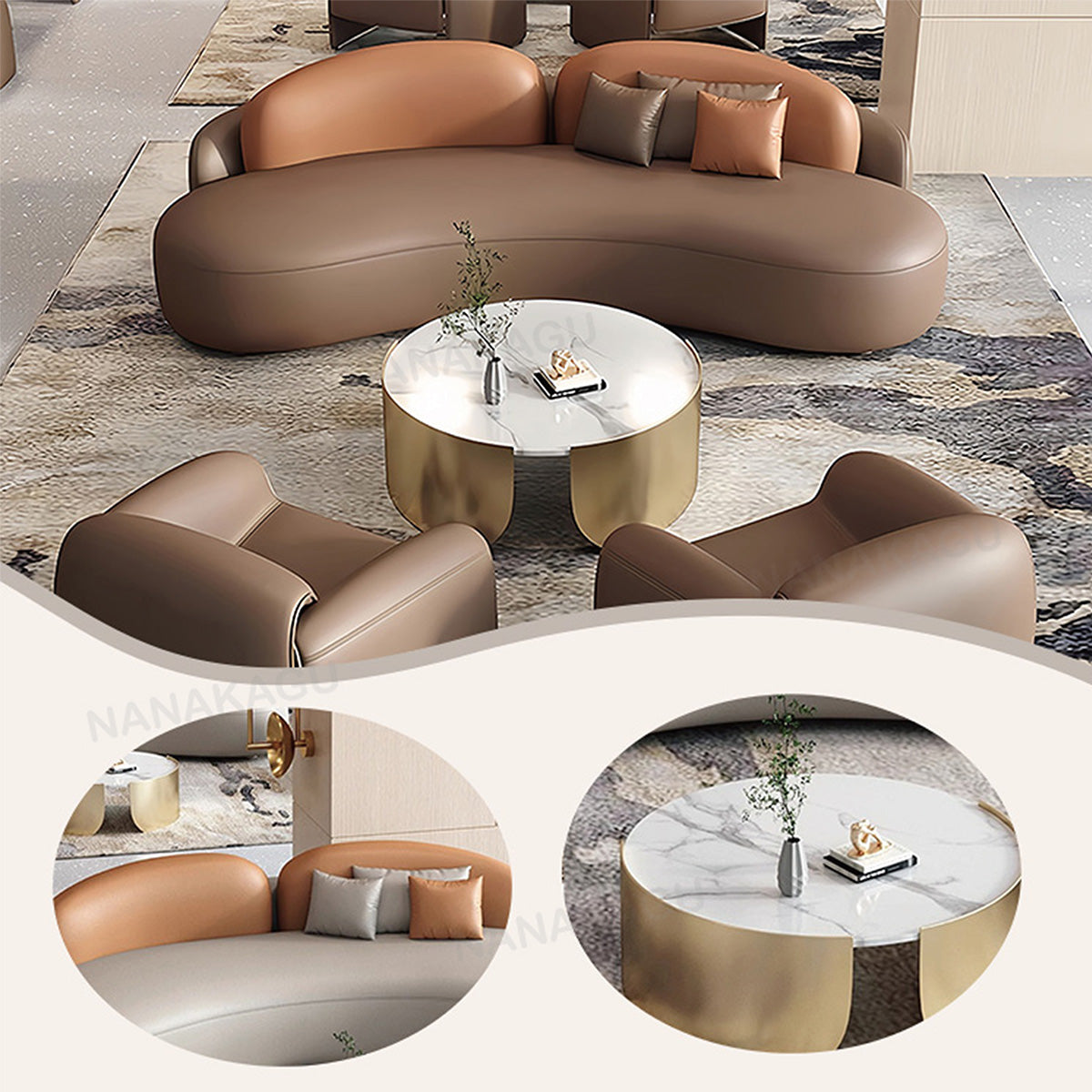 応接セット ソファセット 応接ソファ ローテーブル 受付用 1人掛け 3人掛け 無垢材 人間工学 かわいい モダン カーキ JDSF-N025