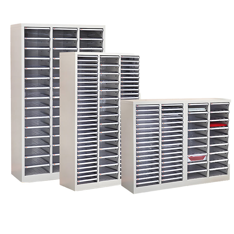 パーツキャビネット ロッカー 引き出し スチール 大容量収納 耐荷重性 丈夫 おしゃれ グレー カスタマイズ可能 BGCWG-N029