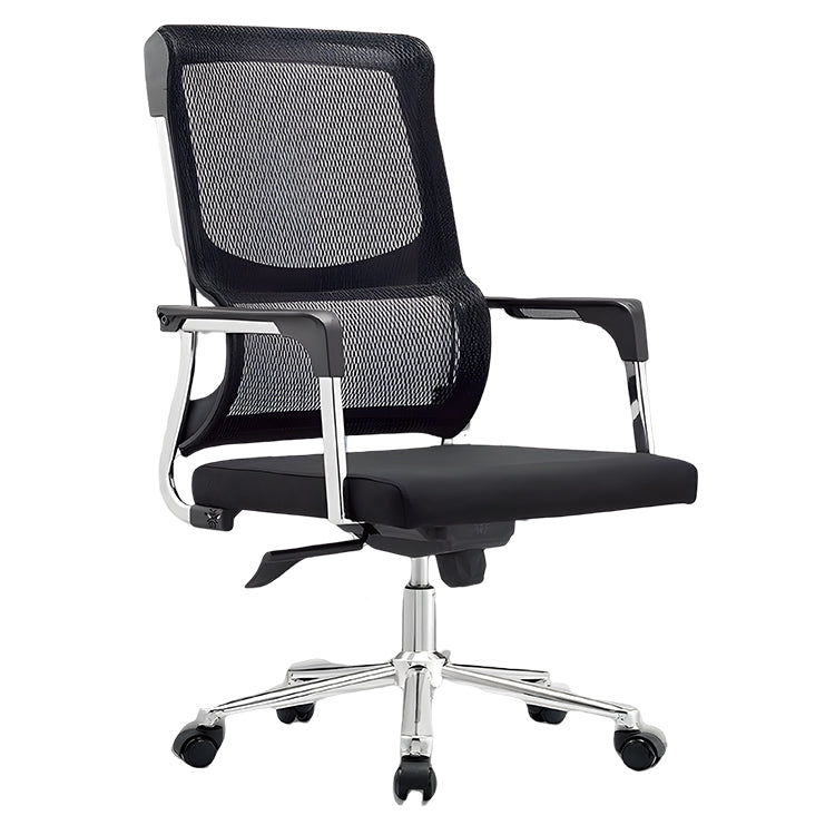 オフィスチェア 事務椅子 メッシュ生地 ランバーサポート フィット感 通気性 弾力性 柔らか 洗練 モダン ブラック BGY-N044