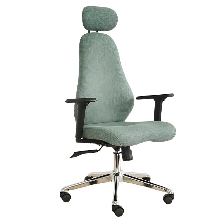 ワークチェア エグゼクティブチェア ハイバック 椅子 キャスター付き 昇降機能 ロッキング グリーン カスタマイズ可能 LBY-N045