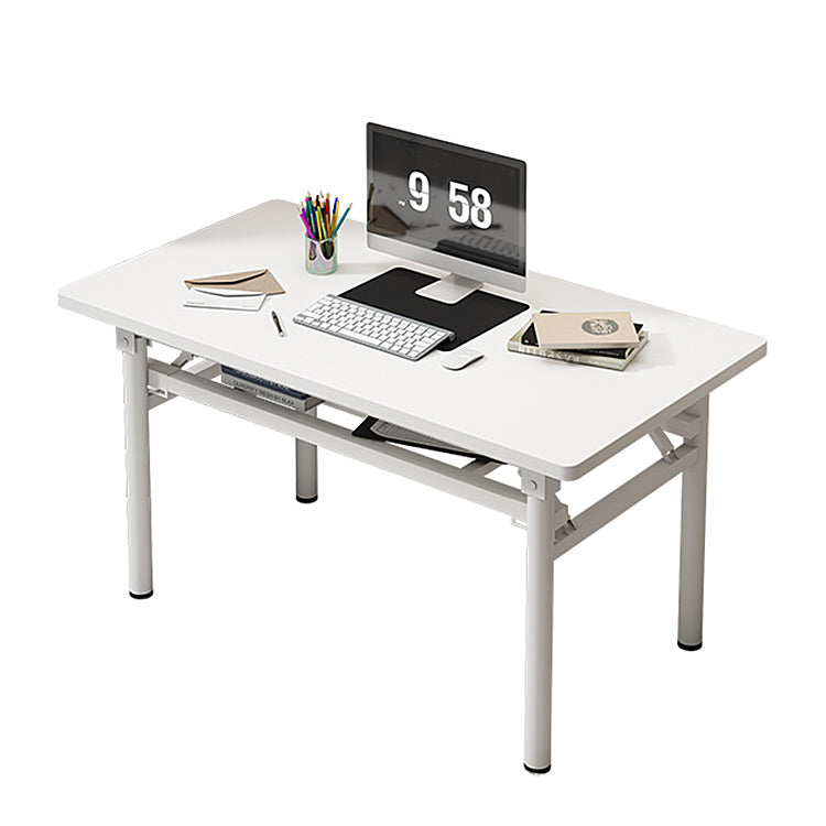 パソコンデスク デスク 学習デスク 研修用デスク 子供用 作業用 折りたたみ アジャスター 使い勝手 簡素 ホワイト XXZ-N001