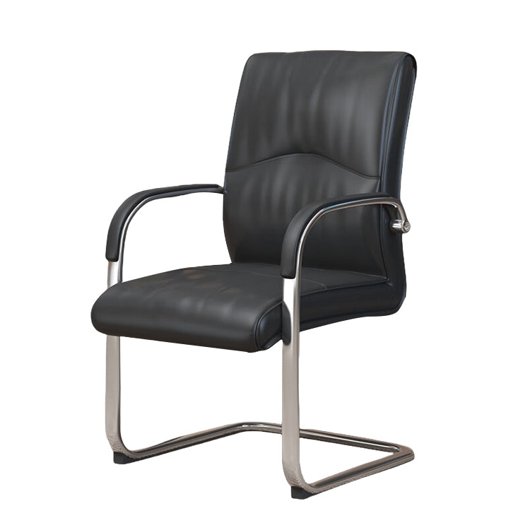 ワーキングチェア オフィスチェア 事務椅子 人間工学 スチール脚 キャップ付き 通気性 シンプル 高級感 ブラック BGY-N055