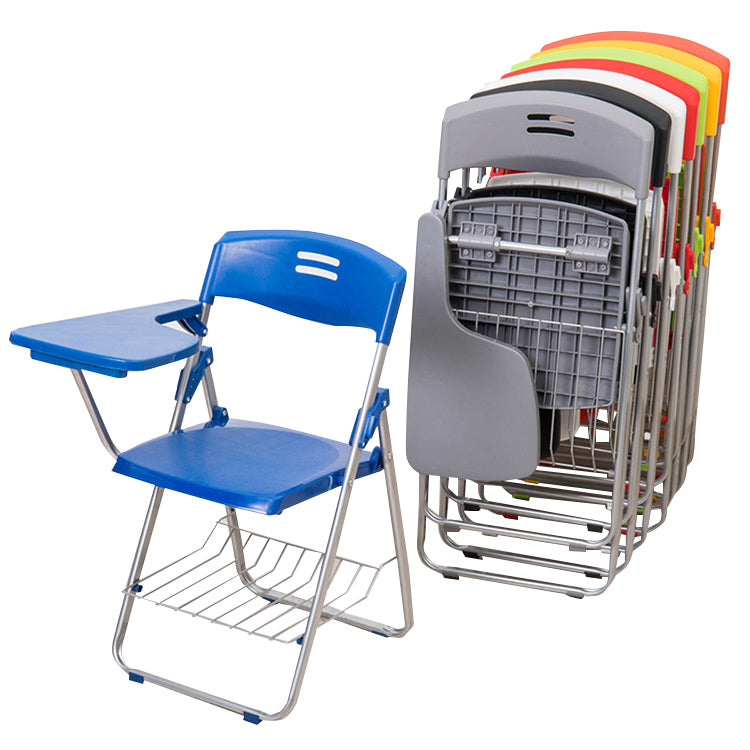 デスクチェア 会議チェア 折りたたみチェア 研修会 収納スペース メモ台 省スペース 安定性 ブブラック シンプル BGY-N020