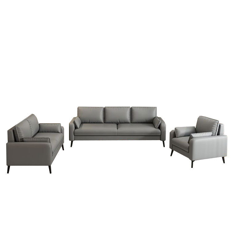 応接セット オフィスソファー 受付ソファー 1人掛け 3人掛け 無垢材 高品質 シンプル ライトグレー カスタマイズ可能 JDSF-N007