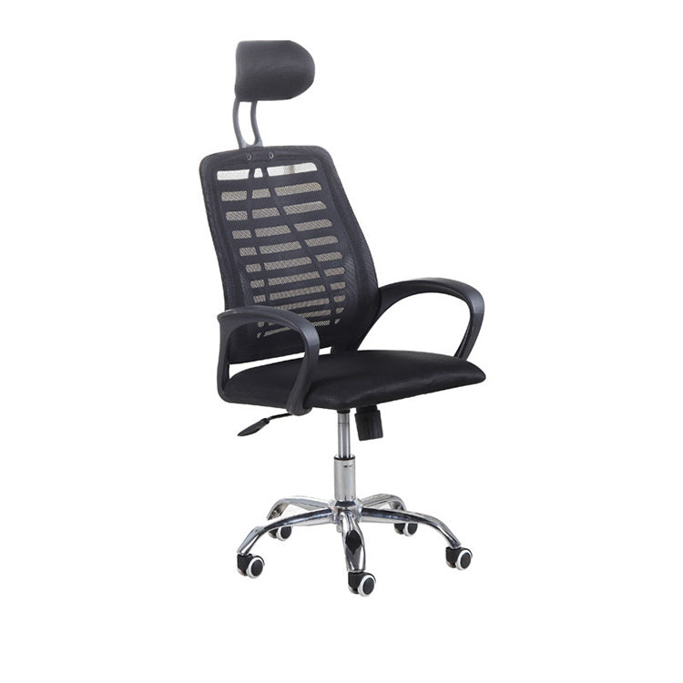 オフィスチェア 昇降椅子 事務椅子 パソコンチェア 人間工学 キャスター ロッキング 360°回転 通気性 モダン グレー BGY-N004