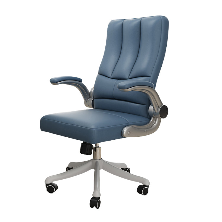 デスクチェア ワーキングチェア オフィスチェア 事務用 作業用 昇降 回転 ロッキング機能 通気性 高品質 洗練 ブルー BGY-N062