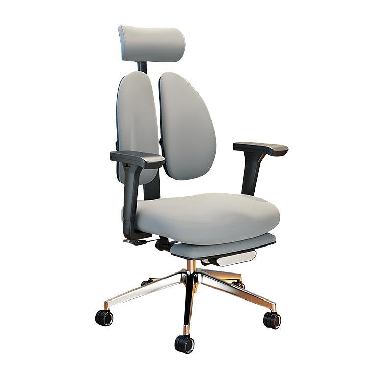 オフィスチェア ゲーミングチェア 作業椅子 事務用 アームレスト リクライニング機能 ヘッドレスト モダン ブラック BGY-N039