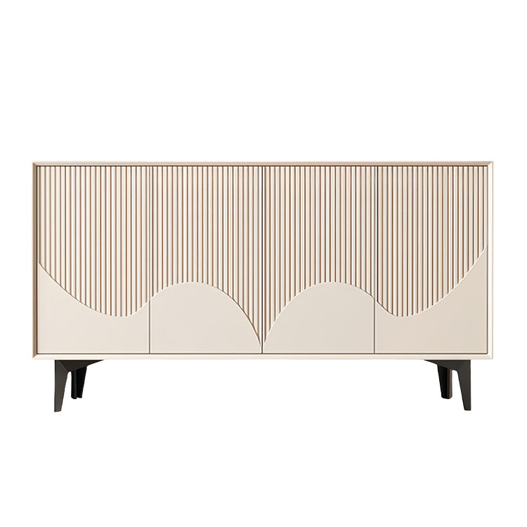 収納キャビネット 下駄箱 シューズボックス リビング用 玄関用 丈夫な脚 大容量 扉付き収納 実用 モダン アイボリー JYCWG-N007