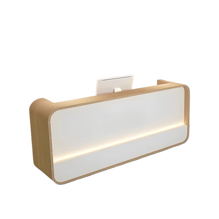 受付カウンター レジカウンター 店舗用 大容量収納 お手入れ簡単 洗練 シンプル ナチュラル カスタマイズ可能 JDQT-N049