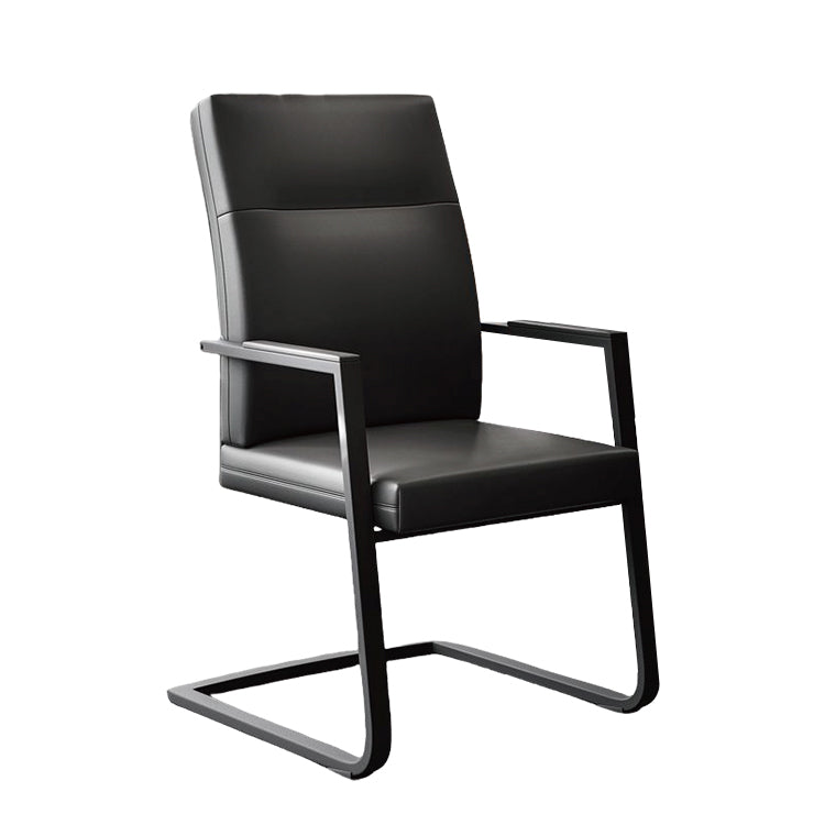 ワーキングチェア オフィスチェア 作業椅子 フィット感 ループ脚 安定感 シンプル モダン ブラック カスタマイズ可能 BGY-N034