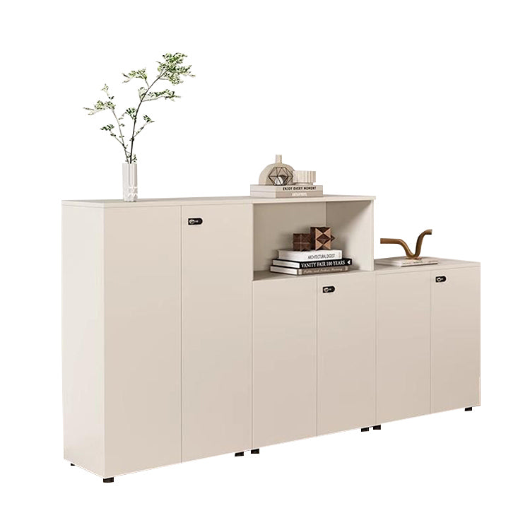 収納キャビネット リビングキャビネット キャビネット ダイヤル錠 大容量収納 シンプル ベージュ カスタマイズ可能 BGCWG-N019
