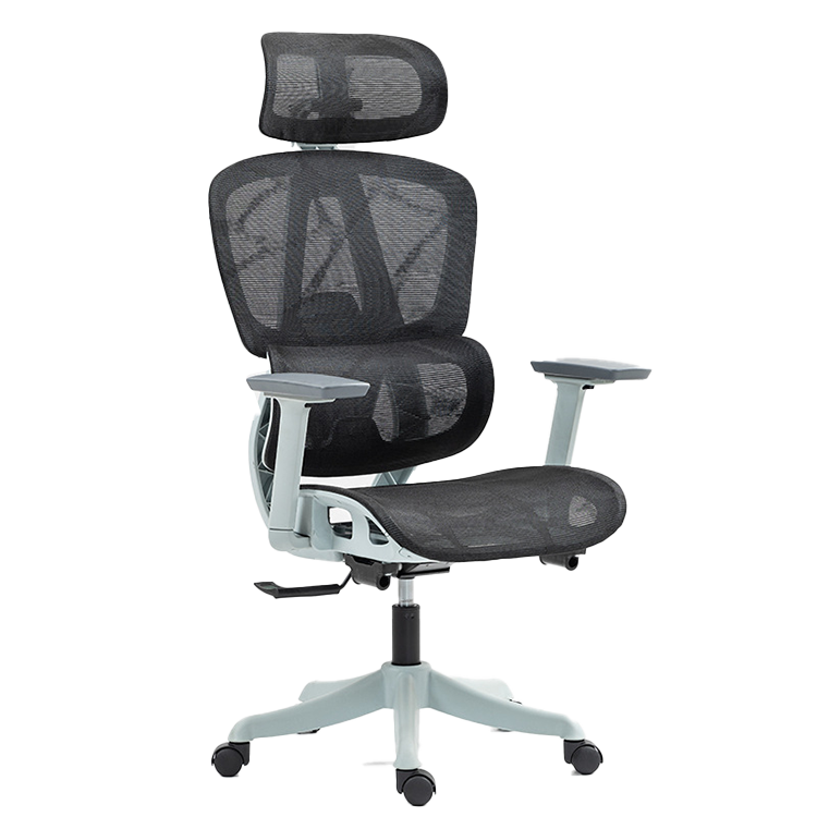 オフィスチェア ワークチェア パソコンチェア 人間工学 リクライニング 360°回転 メッシュ ブラック カスタマイズ可能 BGY-N003