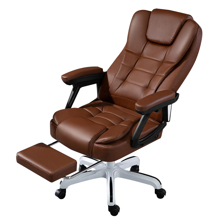 エグゼクティブチェア オフィスチェア レザーチェア 人間工学 キャスター フットレスト 高級感 ブラック カスタマイズ可能 LBY-N003