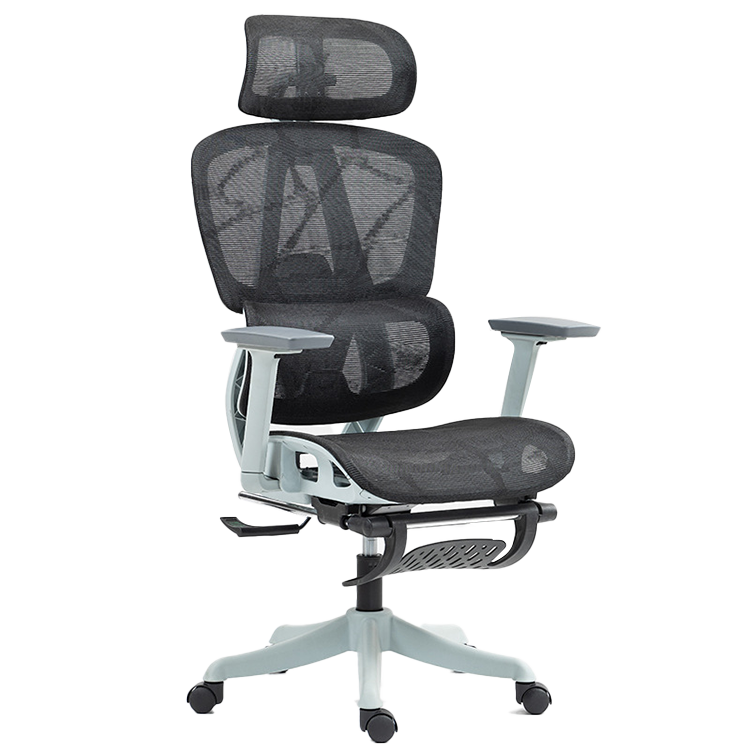 オフィスチェア ワークチェア パソコンチェア 人間工学 リクライニング 360°回転 メッシュ ブラック カスタマイズ可能 BGY-N003