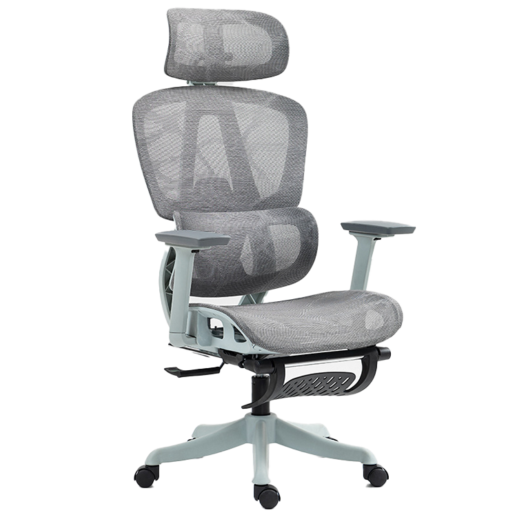 オフィスチェア ワークチェア パソコンチェア 人間工学 リクライニング 360°回転 メッシュ ブラック カスタマイズ可能 BGY-N003