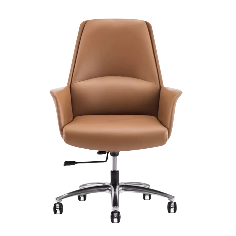 ワークチェア エグゼクティブチェア 事務用 会議用 昇降機能 回転可能 人間工学 PUレザー おしゃれ 高品質 カーキ LBY-N025