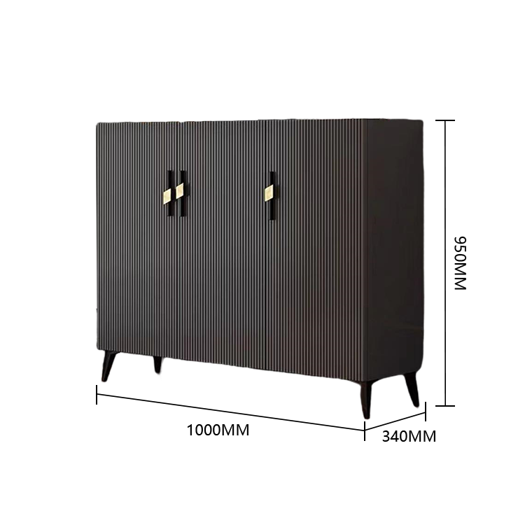 シューズボックス 靴棚 靴箱 下駄箱 玄関用 リビング用 室内 大容量 扉付き収納 上質 ダークグレー JYCWG-N013