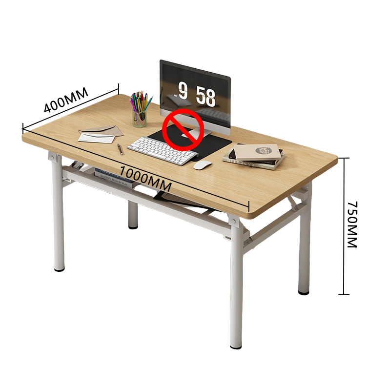 パソコンデスク デスク 学習デスク 研修用デスク 子供用 作業用 折りたたみ アジャスター 使い勝手 簡素 ホワイト XXZ-N001