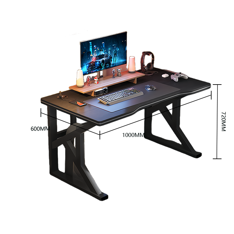 勉強机 パソコンデスク デスク 学習デスク 作業デスク 室内 作業用 配線穴 下肢空間 USBボード シンプル ブラック DNZ-N003