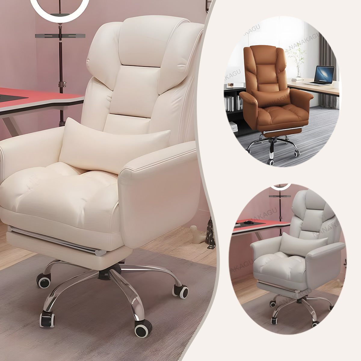 デスクチェア,パソコンチェア,在宅用,人間工学,回転可能,キャスター