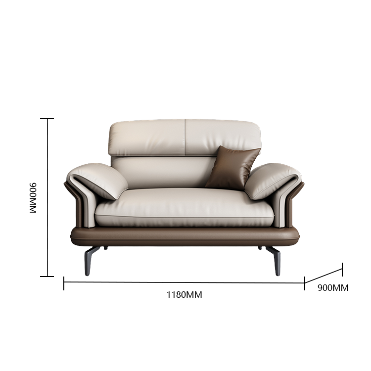 応接ソファ レザーソファ リビング用 1人掛け 3人掛け パイン材フレーム 人間工学 通気性 おしゃれ シンプル カーキ JDSF-N027