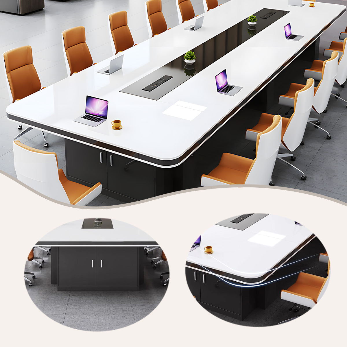 オフィス・会議テーブル 会議テーブル,ミーティングテーブル,大型会議テーブル,会議室,エッジ