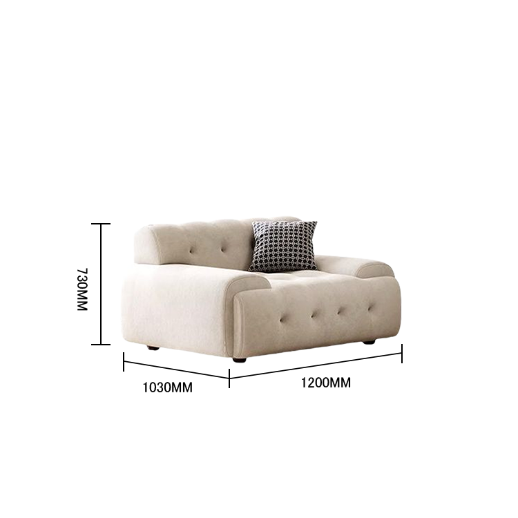 高級ソファ ソファ リビングソファ ロータイプ 1人掛け 弾力性 柔らかい シンプル 快適 ブラック カスタマイズ可能 JYSF-N010