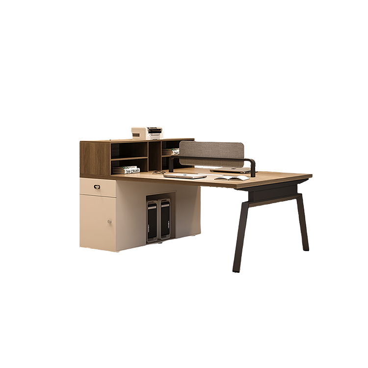 オフィスデスク 事務机 役員デスク 収納ラック 大容量収納 ダイヤル錠 PC収納 トップパネル シンプル ナチュラル YGZ-N060