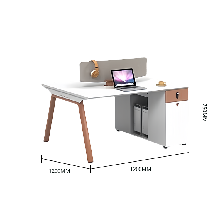 オフィスデスク 片袖デスク 作業机 ダイヤル錠 PC収納 大容量収納 多目的 機能性 シンプル ホワイト カスタマイズ可能 YGZ-N044