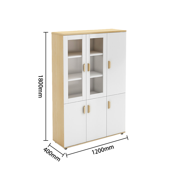 役員用家具 木製キャビネット ファイル収納 書類棚 オフィスキャビネット 大容量収納 ウォールナット カスタマイズ可能 BGCWG-N069