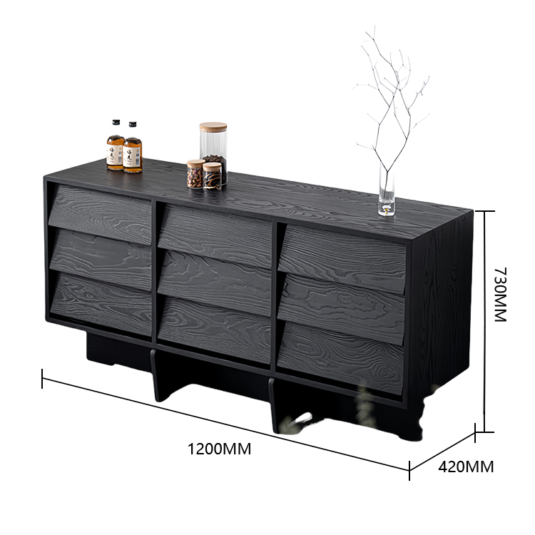 収納棚 収納 木製のキャビネット 収納キャビネット 玄関用 リビング用 大容量 引き出し収納 木目調 実用 ブラウン JYCWG-N015