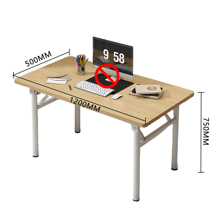 パソコンデスク デスク 学習デスク 研修用デスク 子供用 作業用 折りたたみ アジャスター 使い勝手 簡素 ホワイト XXZ-N001