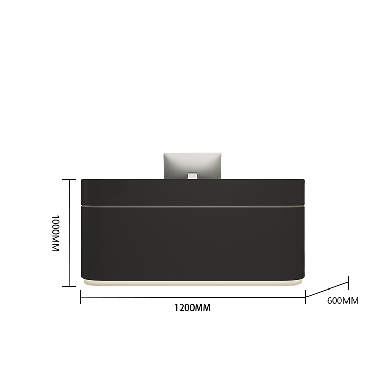 受付台 レジカウンター 大型 サロン 引き出し 焼付塗装 大容量収納 おしゃれ ベージュ カスタマイズ可能 JDQT-BODS-N021