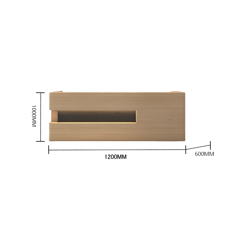 受付カウンター レジカウンター 受付台 エントランス受付 大型 サロン 大容量 グレー カスタマイズ可能 JDQT-BODS-N014