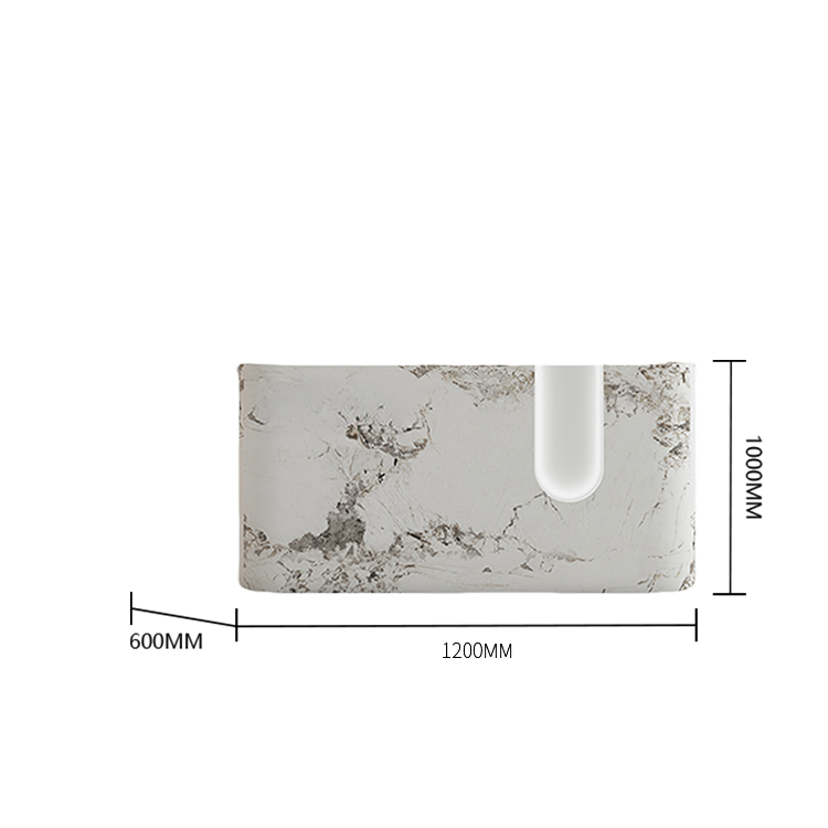 受付カウンター レジカウンター 店舗用 サロン LEDライト 大容量収納 ベージュ カスタマイズ可能 JDQT-BODS-N019