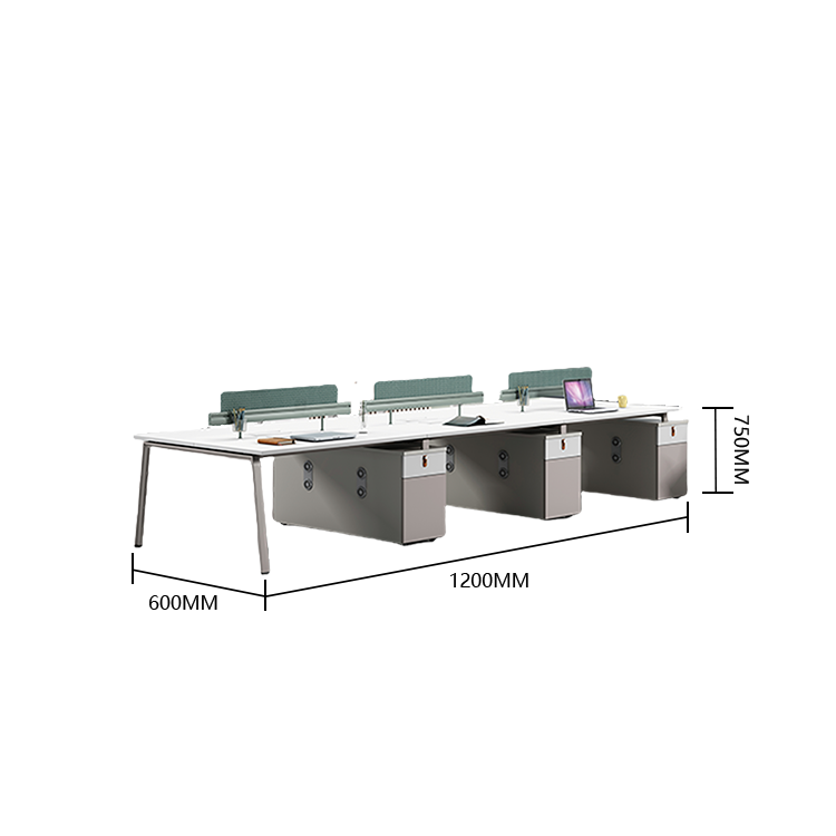 オフィスデスク 大型デスク 作業デスク 仕事用 作業用 事務用 多目的な仕切りパネル 広い天板 八字型脚 サイドワゴン 冷却ファン付き 鍵付き 丈夫 耐荷重 安定性 上質 シンプル ナチュラル カスタマイズ可能 YGZ-YDD-N013