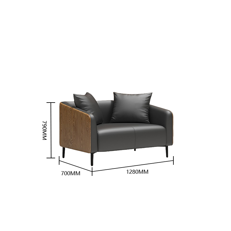 応接セット ローソファー 1人掛け 3人掛け 待合用 スチール脚 天然木 シンプル おしゃれ ブラウン カスタマイズ可能 JDSF-N021