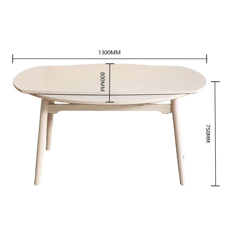 ダイニングテーブル 円卓 食卓 テーブル 在宅用 食事用 キッチン リビングルーム セラミック天板 丈夫なフレーム 角丸 傷付きにくい 折りたたみ可能 展開可能仕様 お手入れ簡単 モダン おしゃれ ベージュ カスタマイズ可能 CZ-N007