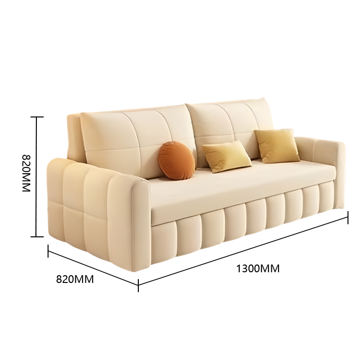 ソファ ソファベッド カウチソファ 伸長式ベッド 寝室用 省スペース 折り畳み式 コンパクト シンプル 洗練 ホワイト JYSF-N014